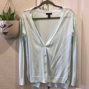 Gap Aqua Thin Sweater